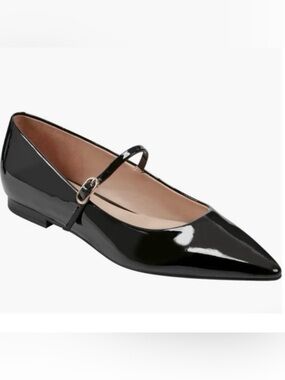 Marc Fisher - Daner Flat - Black Patent - Size 8 - With Box - Like New